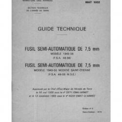 notice FSA 1949/56 49-56 édition 1974 (envoi par mail) - VENDU PAR JEPERCUTE (m588)