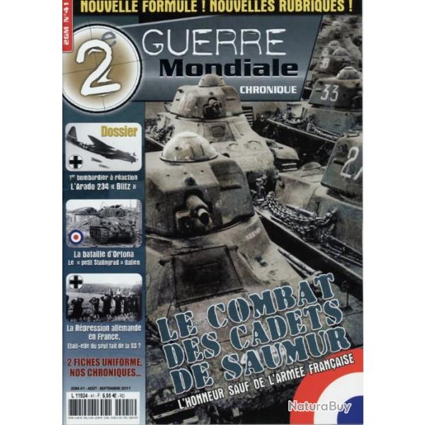 Le combat des cadets de Saumur l'honneur sauf de l'arme franaise magazine 2e Guerre mondiale n 41