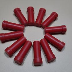 Lot de 12 Talons plastique Rouge 1516 pour Trait Arbalète