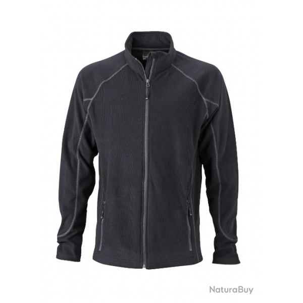 Veste Polaire outdoor Homme Structure -JAMES NICHOLSON 190 g/m JN59707N