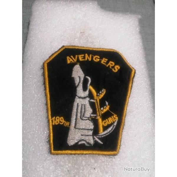 Patch arme us USAF AVENGERS 189TH ATTACK HELICOPTER CIE ORIGINAL