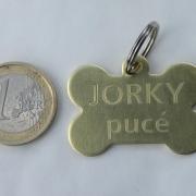 Médaille pour chien Inox et Laiton