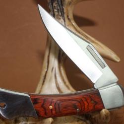 CN2108264 Couteau pliant Classic Knives Rosewood Lame Acier 440 Manche Bois