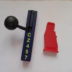 ETUI DE CULASSE  + DRAPEAU DE TIR pour CZ 457