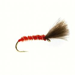 Mouche Emergente Cdc Shuttlecock Red Fulling Mill