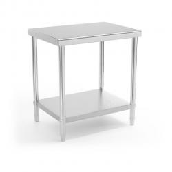 Table de travail cuisine professionnelle acier inox eninox 80 x 60 cm capacité de charge de 190 kg