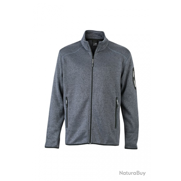Veste tendance Homme en Polaire tricote JAMES NICHOLSON 280 g/m JN76207G