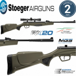 PACK CARABINE STOEGER RX20 4.5MM + LUNETTE STOEGER 4X32