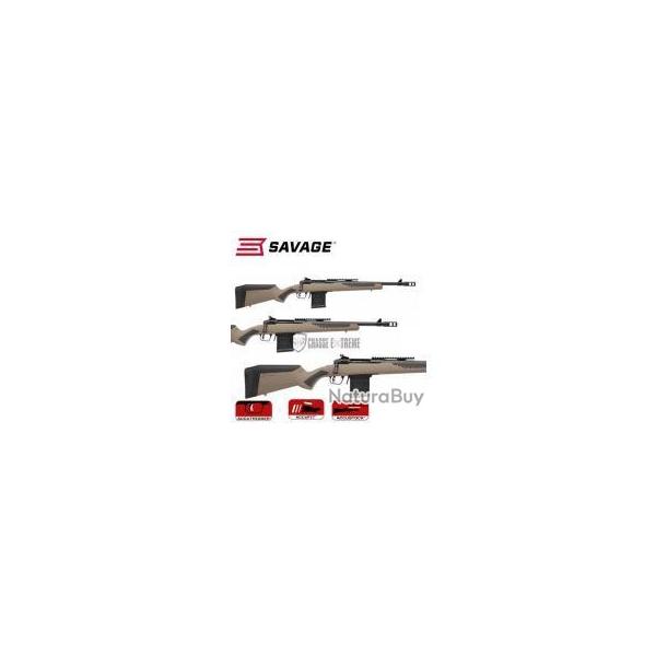 Carabine SAVAGE 110 Scout 16.5"cal 308 Win + Frein de Bouche Borelock