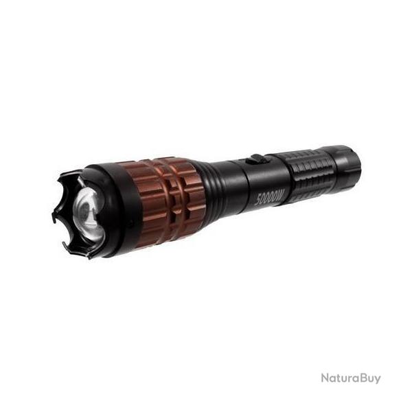 Taser Shocker X5 Lampe torche LED 5M volts avec Zoom + Chargeur allume cigare + Chargeur secteur