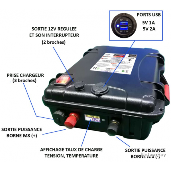 Batterie lithium Prolith PLPR12-200