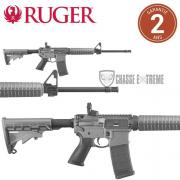 Ruger Ar 556 Mpr Magpul Moe Black 18 Cal 223 Rem Armes Longues De Categorie B