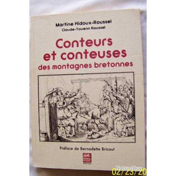 CONTEURS ET CONTEUSES DES MONTAGNES BRETONNES DE MARTINE HIDOUX-ROUSSEL & - CLAUDE YOUENN - ROUSSEL