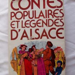 CONTES POPULAIRES ET LÉGENDES D'ALSACE  MULTI-AUTEURS - EDITEURS FRANCE LOISIRS DE 1979
