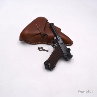 Pack Luger P08 9mm PAK - Etui marron et outil