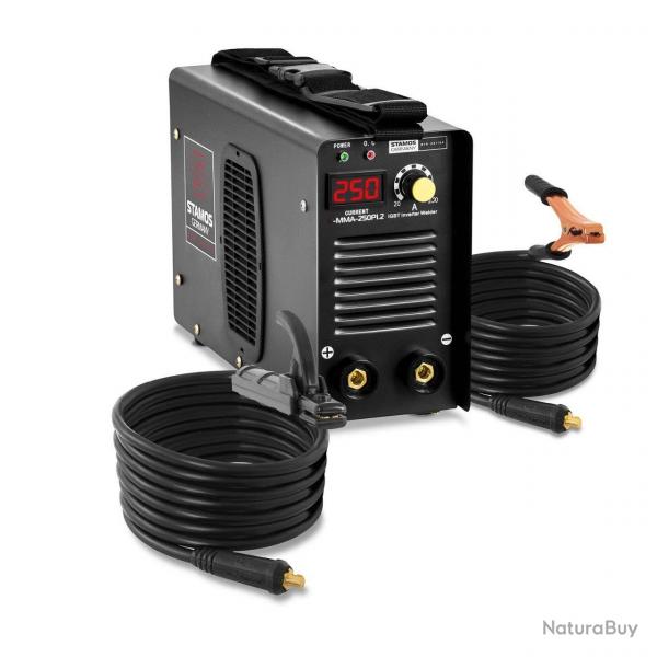 Poste  souder  l'arc - 250A - Hot Start - 8 mtres de cble - PRO 14_0003026