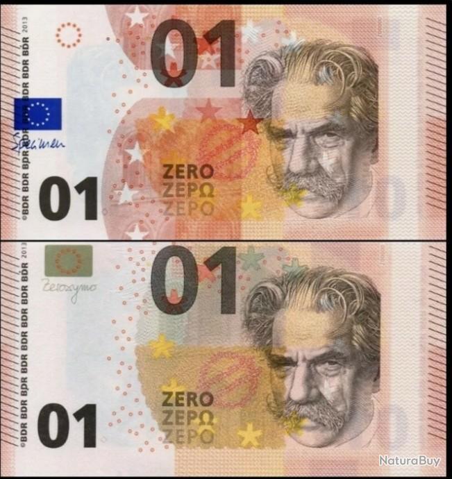 Billet de 1 euro' Autocollant