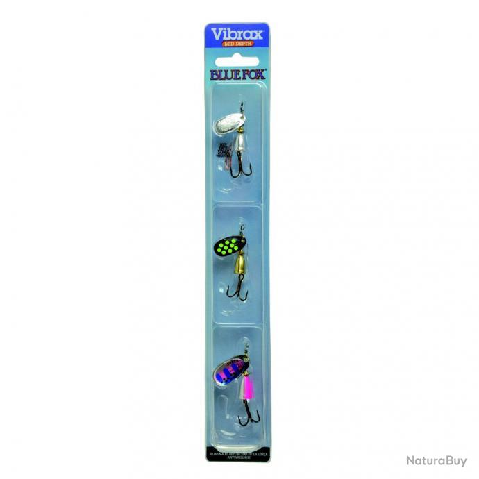 Kit Cuillere Blue Fox Vibrax Carnassier