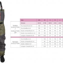 WADERS HYDROX EVOLUTION ZIP STOCKING NPC 39 40