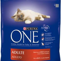 ONE ADULT CAT BOEUF ET CEREALES COMPLETES 1.5KGS