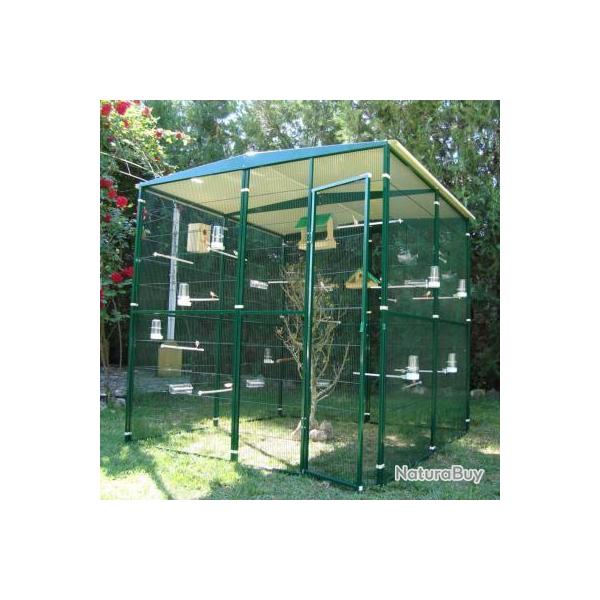 Volire extrieur 2x2x2m volire jardin cage 4m exotique pigeonnier colombe avis cielterre-commerce