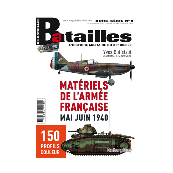 Matriels de l'arme franaise mai juin 1940, magazine Batailles hors-srie n 9 nouvelle formule