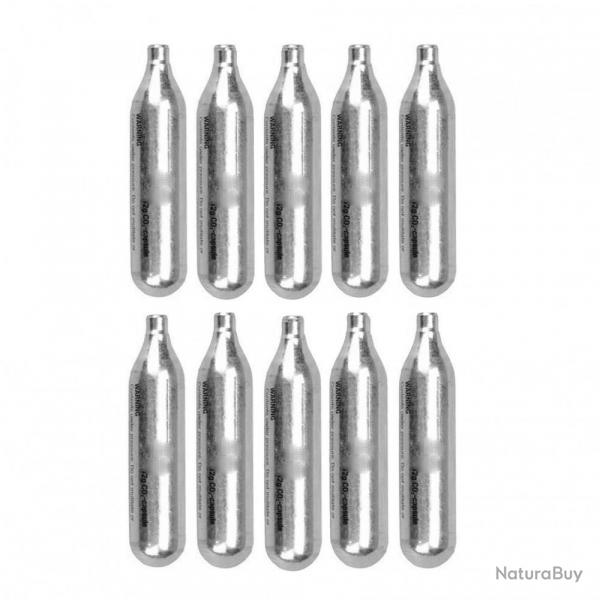 Lot de 10 Capsules bonbonnes CO2 12g pour airsoft