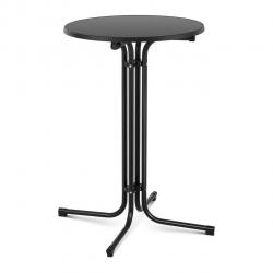 Mange debout table pliable pliant diamètre 70 cm noir 14_0002375