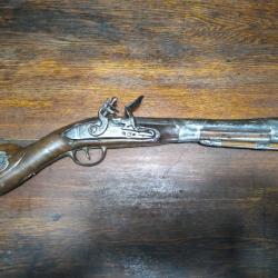 Pistolet à tromblon ou Escopette à silex de cavalerie - Empire Ottoman / Turquie vers 1800 - BE