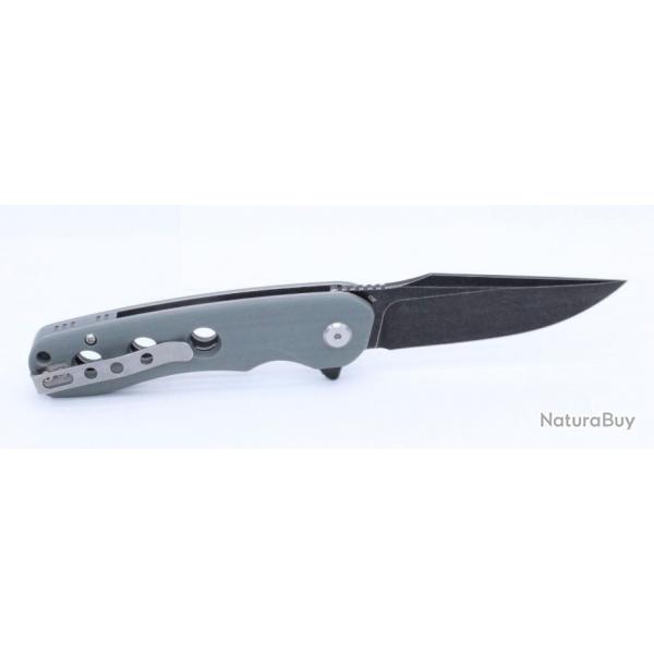 BTKG33C2 Couteau Bestech Knives Arctic Linerlock Gray G10 Handle D2 SWash