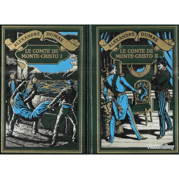 le comte de monte cristo d'alexandre dumas en 2 volumes