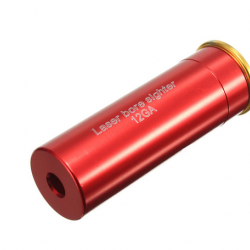 Cartouche point rouge laser en laiton calibre 12