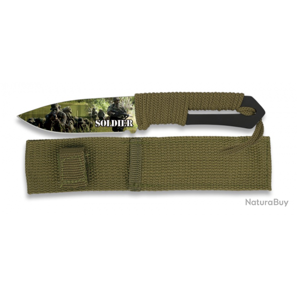 Couteau 3D Soldier Lame 9.80 cm 32289071