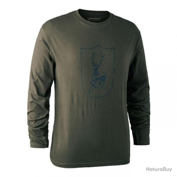 T-shirt  logo cerf  manches longues Deerhunter OUTLET