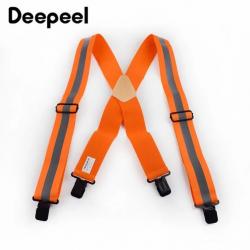 PROMOTION   :  SUPERBES BRETELLES ORANGE FLUO   ;  LARGEUR 5 CM