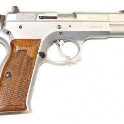 Pistolet Tanfoglio TZ-75 Mossad finition nickelage mat calibre 9 para admissible TAR