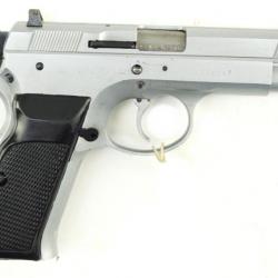 Pistolet Tanfoglio TZ-75 Mossad finition nickelage mat calibre 9 para admissible TAR