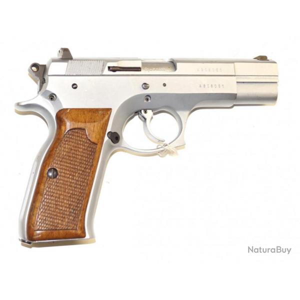Pistolet Tanfoglio TZ-75 Mossad finition nickelage mat calibre 9 para admissible TAR