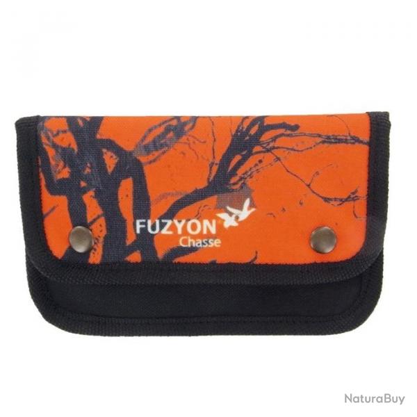 Pochette de ceinture Fuzyon camo orange 9 balles - 10 balles