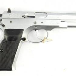 Pistolet Tanfoglio TZ-75 finition nickelage mat calibre 9 para admissible TAR