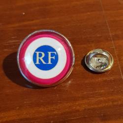 Pin's 2cm cocarde republique francaise RF
