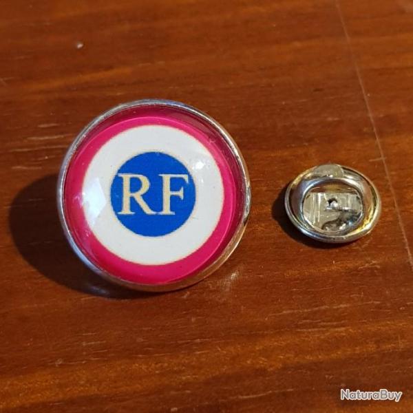 Pin's 2cm cocarde republique francaise RF