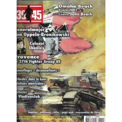 39-45 Magazine n°204, général major von oppeln bronikowski, 27th fighter groupe us, camouflage