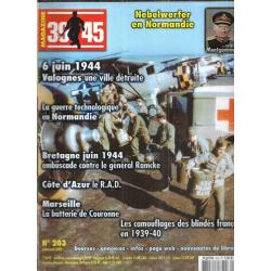 39-45 Magazine n°203 nebelwerfer normandie , batterie de couronne marseille, ramcke, valognes