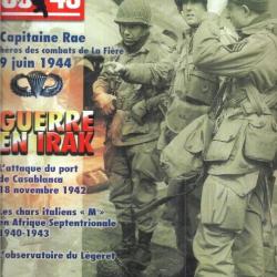 39-45 Magazine n°195, guerre en irak 41, couvre-casques allemands, 507th pir cne r.d.rae, auchinleck