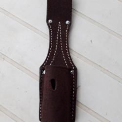 PORTE- FOURREAU CUIR POUR BA&Iuml;ONNETTE G 98 WWI