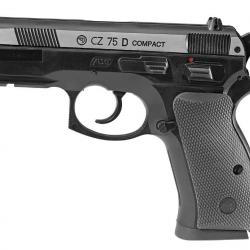 Pistolet ASG Mod CZ 75D Compact Dual Tone Calibre 4,5 mm Billes d'acier