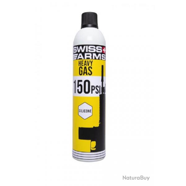 Bouteille de gaz Swiss arms "Scar" Heavy (150 PSI) Lubrifi 760 ml