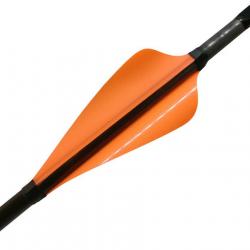 XS-WINGS - Plumes 60 mm High Profile DROITIER (RH) ORANGE FLUO