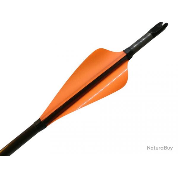 XS-WINGS - Plumes 60 mm High Profile DROITIER (RH) ORANGE FLUO